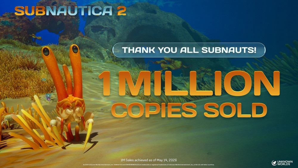 Subnautica 2 dépasse déjà le million de ventes et explose les records Steam