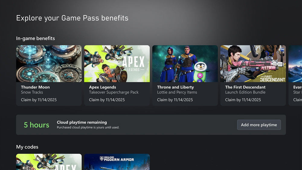 Xbox Cloud Gaming: les quotas arrivent en novembre 2026