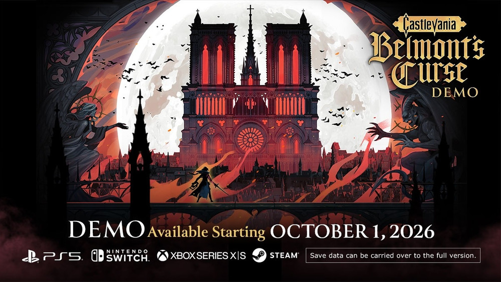 Castlevania Belmont's Curse: la démo arrive le 1er octobre