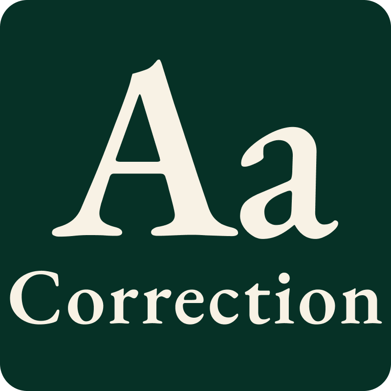 Aa Correction